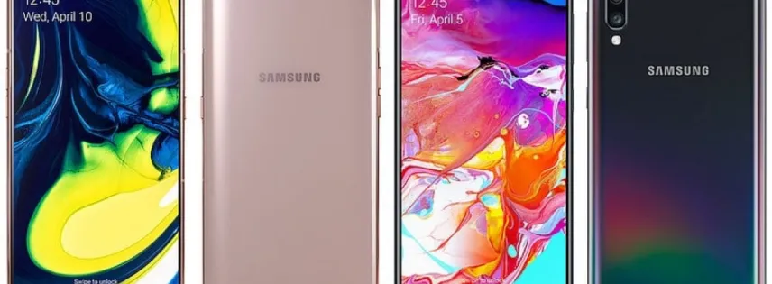 Samsung Galaxy A70 és A80 specifikációk, tulajdonságok