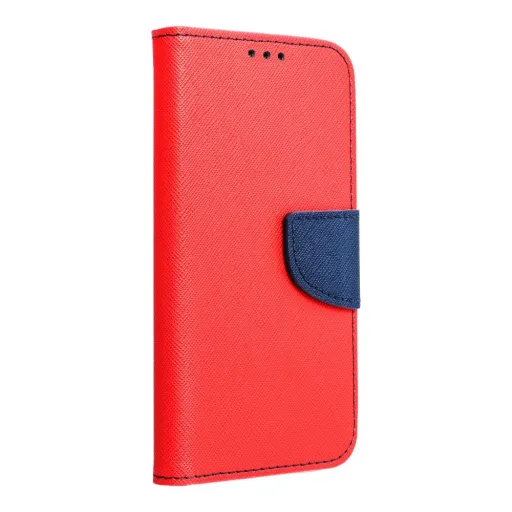 FANCY fliptok XIAOMI Redmi Note 13 4G piros / sötétkék tok