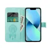 MEZZO fliptok XIAOMI Redmi Note 13 Pro 5G-hez álomfogó mintás zöld tok - 0. kép