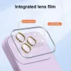 Soft Silicone Lens tok iPhone 15-höz világos lila - 2. kép