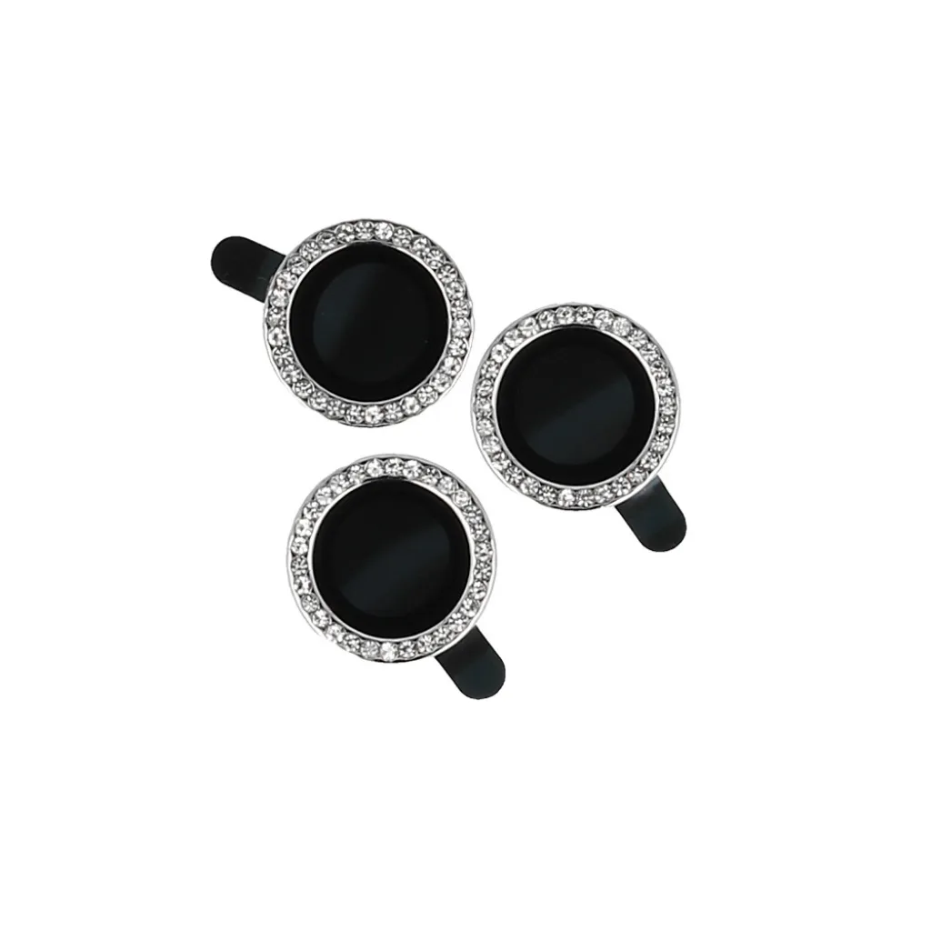 Edzett üveg HARD DIAMOND kamerára (LENCSE) iPhone 13 Pro/13 Pro Max ezüst (3 darab lencse) - 9