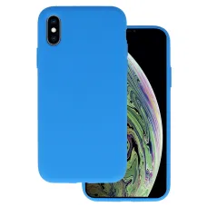 Szilikon Lite tok iPhone X/XS kék