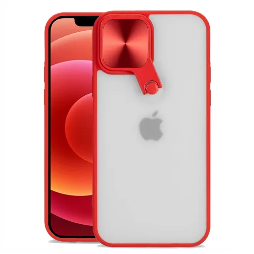 Tel Protect Cyclops tok iPhone X/XS-hez Piros