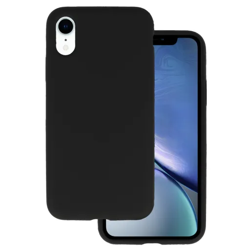 Silicone Lite tok iPhone XR fekete