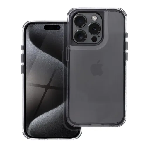 MATRIX CLEAR tok IPHONE 15 Pro Max fekete MATRIX CLEAR tok IPHONE 15 Pro Max fekete