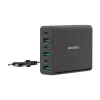 Rocoren hálózati töltő 3x USB-C, 3x USB-A, 60W (fekete) - 0. kép