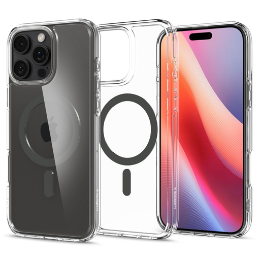 SPIGEN Ultra Hybrid Mag kompatibilis MagSafe tok iPhone 16 Pro Max grafit SPIGEN Ultra Hybrid Mag kompatibilis MagSafe tok iPhone 16 Pro Max grafit