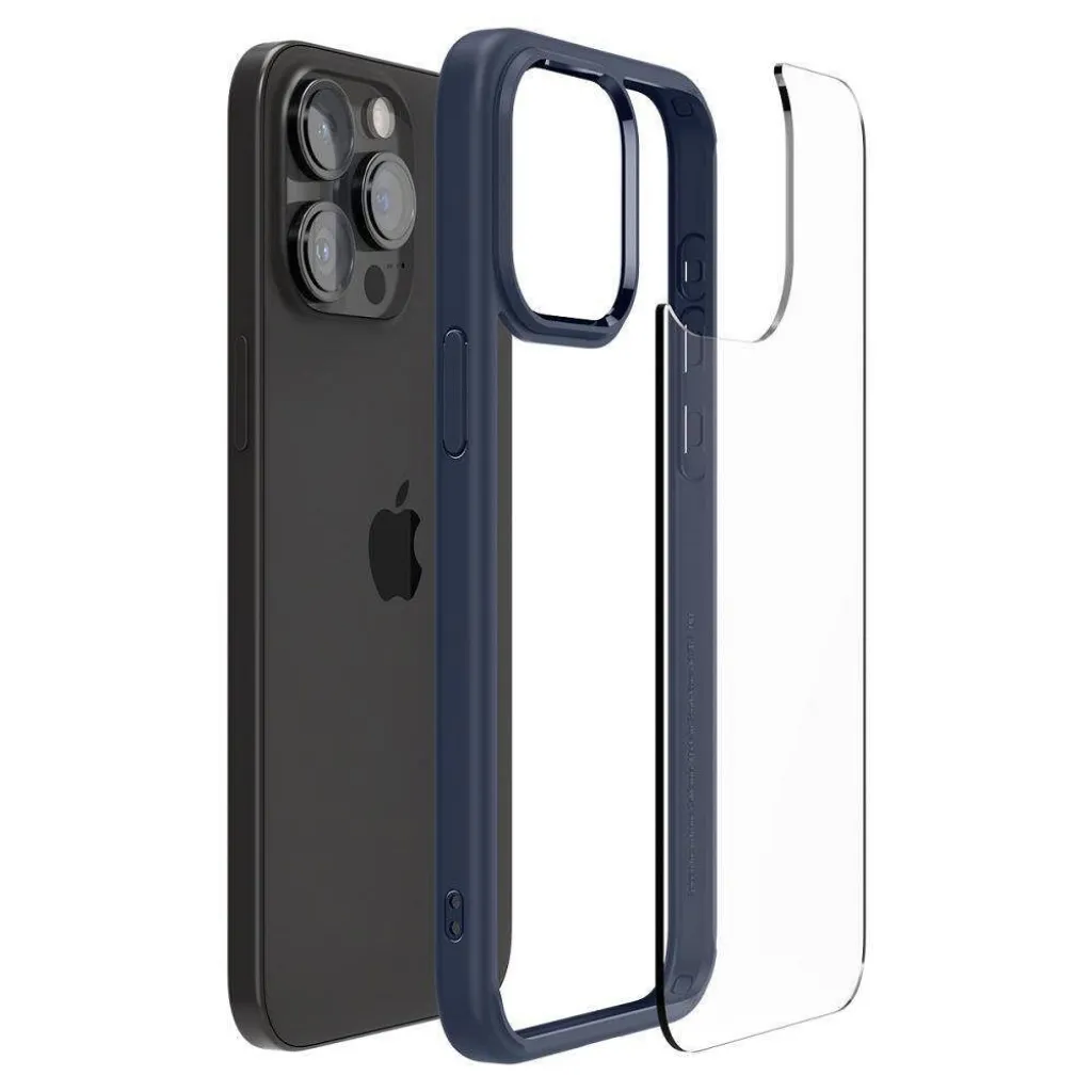  iPhone 16 Pro sötétkék SPIGEN Liquid Air tok - 8