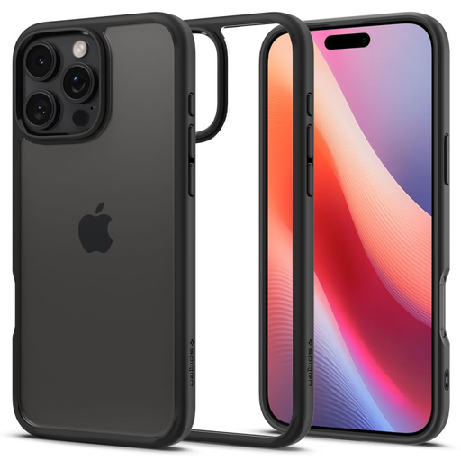 SPIGEN Ultra Hybrid tok IPHONE 16 Pro Max matt fekete SPIGEN Ultra Hybrid tok IPHONE 16 Pro Max matt fekete