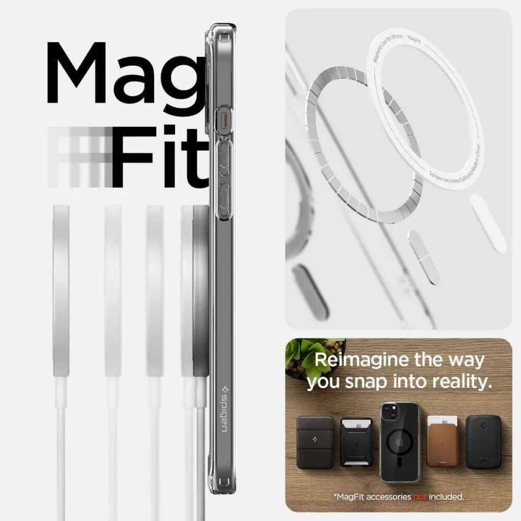  iPhone 16 Fekete SPIGEN Ultra Hybrid Mag kompatibilis MagSafe tok - 10