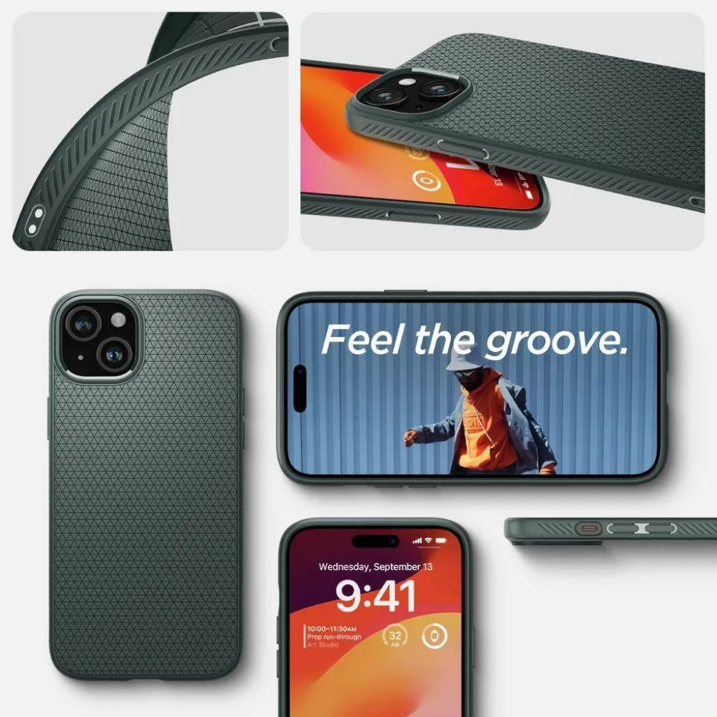  iPhone 16 abbys green SPIGEN Liquid Air tok - 11