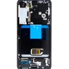 LCD kijelző + Érintőegység + Előlapi burkolat Samsung S901B Galaxy S22 Szürke (Service Pack) - 0. kép