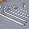Deli Tools EDL3088 hosszú imbuszkulcs készlet, 1,5-10 mm (ezüst) - 0. kép