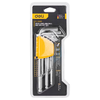 Deli Tools EDL3088 hosszú imbuszkulcs készlet, 1,5-10 mm (ezüst) - 3. kép