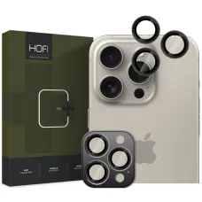 HOFI CAMRING PRO+ IPHONE 16 PRO / 16 PRO MAX FEKETE üvegfólia a kamerához