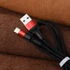 HOCO USB A - Type C 2A X26 kábel 1 m fekete-piros - 3. kép