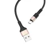 HOCO USB A - Type-C 2A X26 1 m fekete-arany kábel - 0. kép
