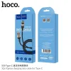 HOCO USB A - Type-C 2A X26 1 m fekete-arany kábel - 2. kép