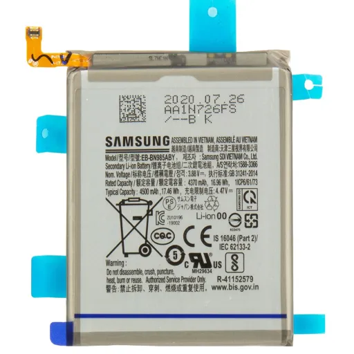 EB-BN985ABY Samsung Akkumulátor Li-Ion 4500mAh (Szerviz csomag)