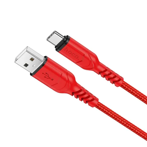 HOCO USB A to Type C QC 3A X59 1 m piros kábel