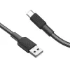 HOCO cable USB A to Type C 3A X69 1 m fekete fehér - 0. kép