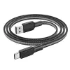 HOCO cable USB A to Type C 3A X69 1 m fekete fehér - 1. kép