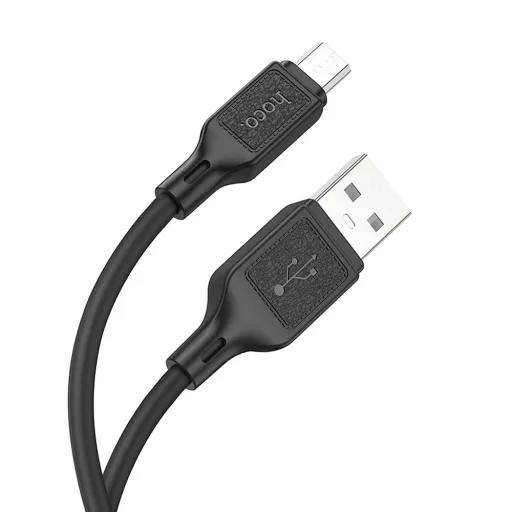 HOCO USB-A - Micro USB 2,4A X90 1m fekete kábel