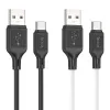 HOCO kábel USB A-Micro USB 2,4A X90 1m fehér - 2. kép