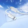 HOCO kábel Type C to Lightning PD 27W X107 1 m fehér - 2. kép