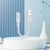 HOCO adapter AUX USB A to Jack 3,5 mm LS37 0,15 m szürke - 2. kép