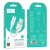 HOCO adapter AUX USB A to Jack 3,5 mm LS37 0,15 m szürke - 3. kép