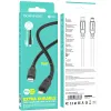Borofone BX81 Goodway kábel - Type C - Lightning - PD 20W 1 méter fekete - 3. kép