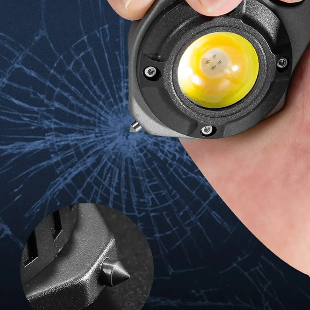 Mini zseblámpa LED kulcstartó W5143 Type C két csavarhúzó bit-el zöld - 5