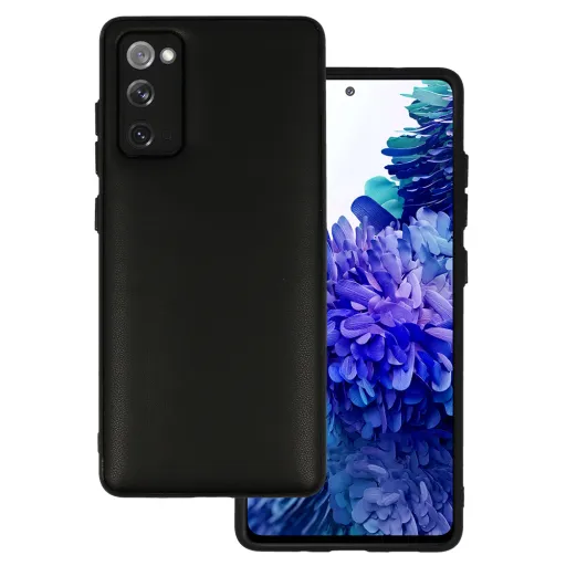 Bőr 3D tok Samsung Galaxy S20 FE/Lite dizájn 1 fekete Bőr 3D tok Samsung Galaxy S20 FE/Lite dizájn 1 fekete