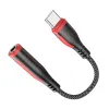 Borofone Adapter BV17 Audio - Type C jack 3,5mm - fekete (DAC) - 0. kép