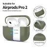 TECH-PROTECT SZILIKON APPLE AIRPODS PRO 1 / 2 OLÍVAZÖLD - 0. kép