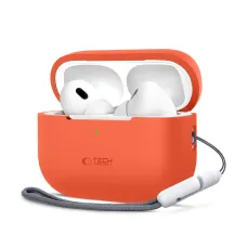 TECH-PROTECT SILICONE APPLE AIRPODS PRO 1 / 2 NEON NARANCSSÁRGA