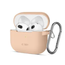 TECH-PROTECT SILICONE HOOK APPLE AIRPODS 3 CAFFE LATTE tok