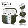 TECH-PROTECT SZILIKON AKASZTÓ APPLE AIRPODS 3 OLAJZÖLD tok - 0. kép