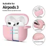 TECH-PROTECT SZILIKON AKASZTÓS APPLE AIRPODS 3 TOK PÚDERRÓZSASZÍN - 0. kép