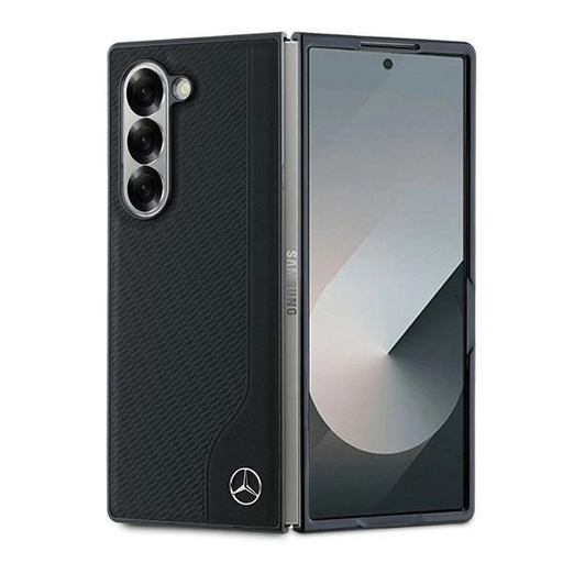 Samsung Galaxy Z Fold 6 Mercedes Mágneses Tok - Fekete