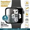 PanzerGlass Hajlított Antibakteriális Edzett Üveg Apple Watch 4/5/6/SE - 40mm - Fekete üvegfólia - 1. kép