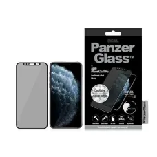 PanzerGlass E2E Super+ Edzett Üveg iPhone X/XS/11 Pro - Fekete üvegfólia