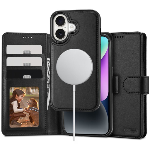 Tech-protect Wallet Magsafe Iphone 16 Fekete Tok Tech-protect Wallet Magsafe Iphone 16 Fekete Tok