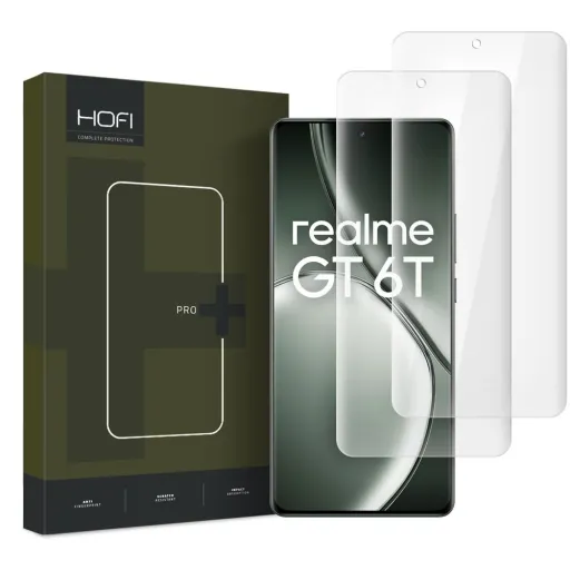 Hofi UV Glass Pro+ 2-Pack Realme GT 6 / GT 6T üvegfólia Hofi UV Glass Pro+ 2-Pack Realme GT 6 / GT 6T üvegfólia