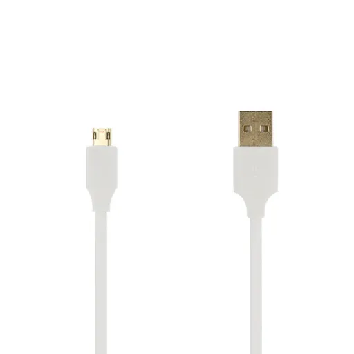 Kábel - USB-ről Micro USB-re - megfordítható 1 Méter FEHÉR