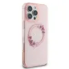 Original Case GUESS IML Flowers Wreath Magsafe GUHMP16LHFWFCP tok iPhone 16 Pro rózsaszín - 2. kép