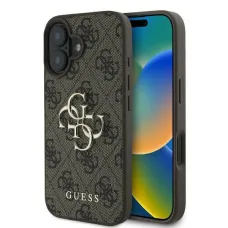 Original Case GUESS 4G Big Logo GUHCP16L4GMGBR iPhone 16 Pro tok barna