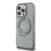 Original Case GUESS IML Flowers Wreath Magsafe GUHMP16LHFWFCK tok iPhone 16 Pro fekete - 0. kép
