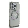 Original Case GUESS IML Flowers Wreath Magsafe GUHMP16LHFWFCK tok iPhone 16 Pro fekete - 2. kép